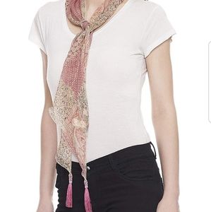 Indigo Paisley Viktoria silk scarf